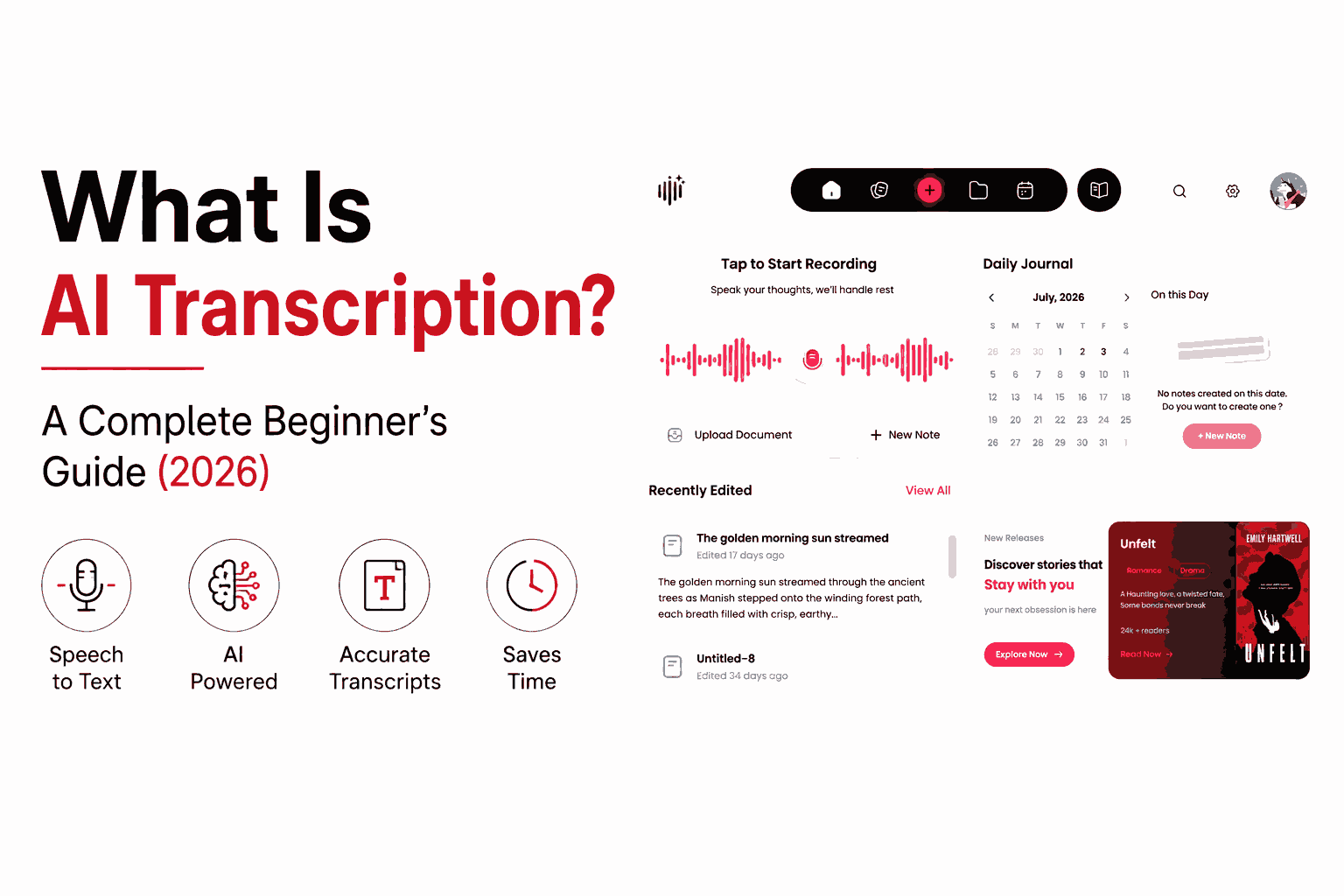 What Is AI Transcription? A Complete Beginner's Guide (2026)